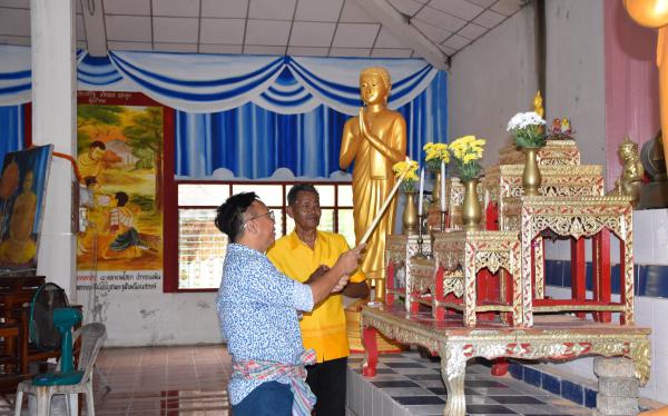 บ้าน วัด โรงเรียน(สถานศึกษา) มทร.ศรีวิชัย วิทยาเขตตรัง ร่วมงานทอดกฐินวัดไม้ฝาด image 14